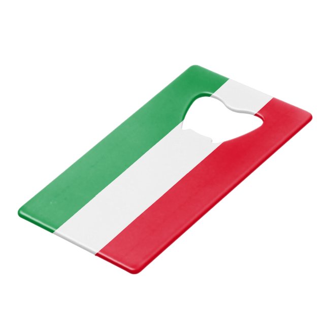 Italian Flag Bottle Opener (Front Angled)
