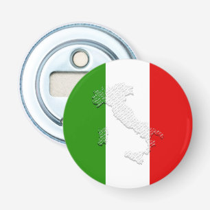 Italian flag bottle opener