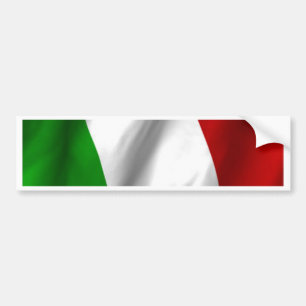 Italian Flag Bumper Sticker