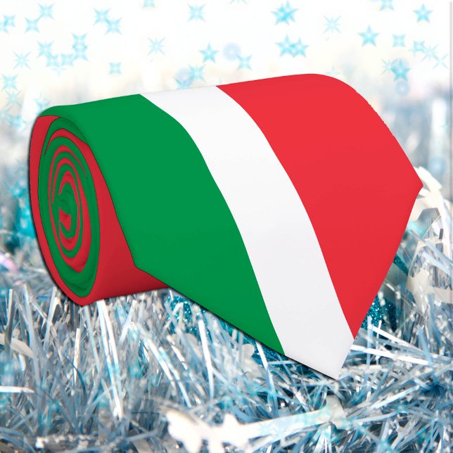 Italian Flag & business Italy, travel / sports Neck Tie (Creator Uploaded)