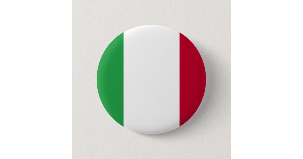 ITALIAN FLAG BUTTON | Zazzle