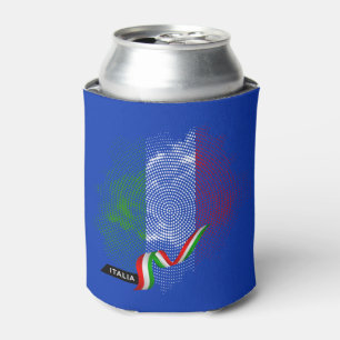 Italian flag can cooler
