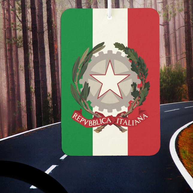 Italian Flag Car Air Freshener, Italy Air Freshener (Creator Uploaded)
