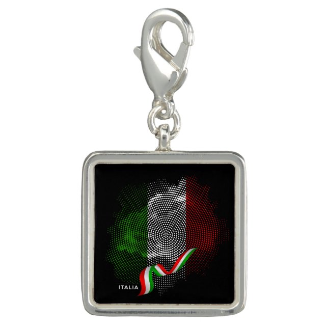 Italian flag charm (Front)
