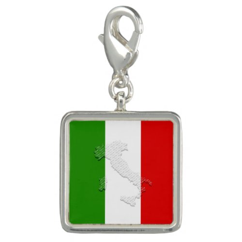 Italian flag charm