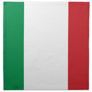 Italian flag cloth napkin