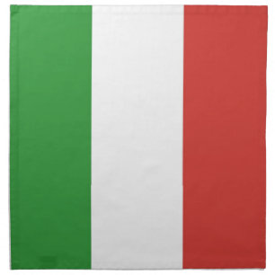 Italian Flag Cloth Napkin