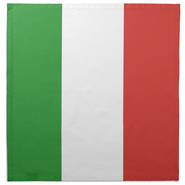 Italian Flag Cloth Napkin (Front)