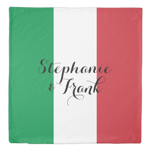 Italian Flag Colors Wedding