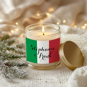 Italian Flag Colors Wedding Rectangular Sticker