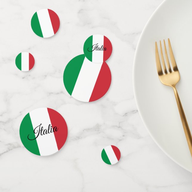 Italian Flag Confetti, Italia, Party, Italy Confetti (Group)