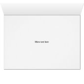 Italian flag custom greeting card (Inside Horizontal (Bottom))