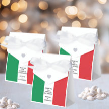 Italian Flag Custom Wording