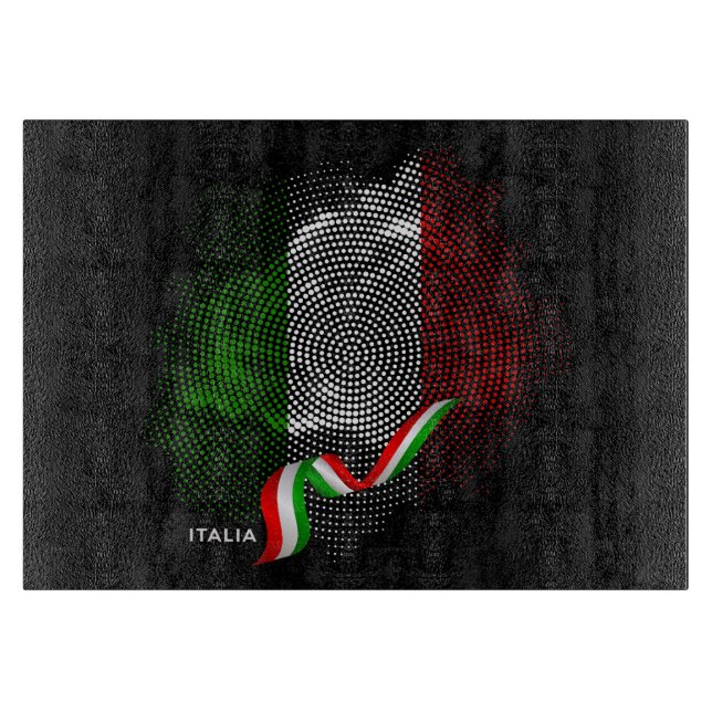 Italian flag cutting board (Front)