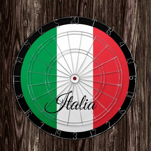 Italian Flag Dartboard  Italy darts  game board