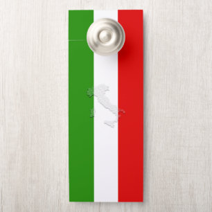 Italian flag door hanger