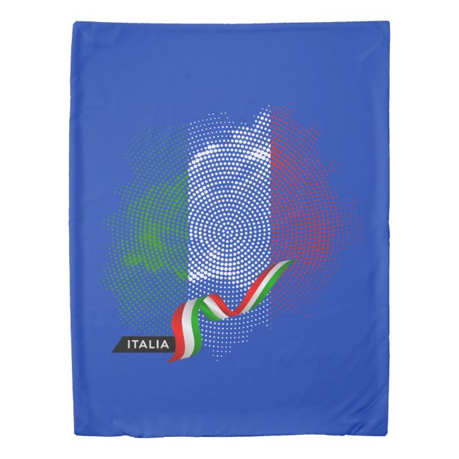 Italian flag duvet cover (Front)
