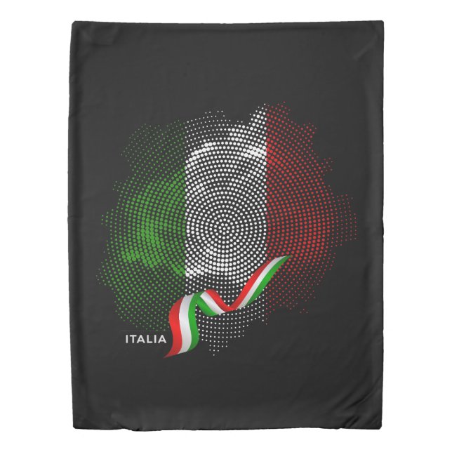Italian flag duvet cover (Front)