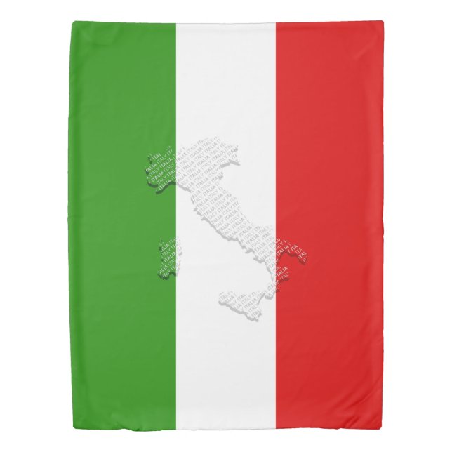 Italian flag duvet cover (Front)