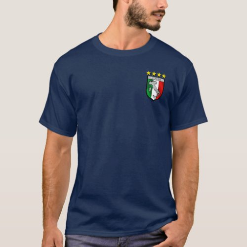 Italian flag emblem badge T_Shirt