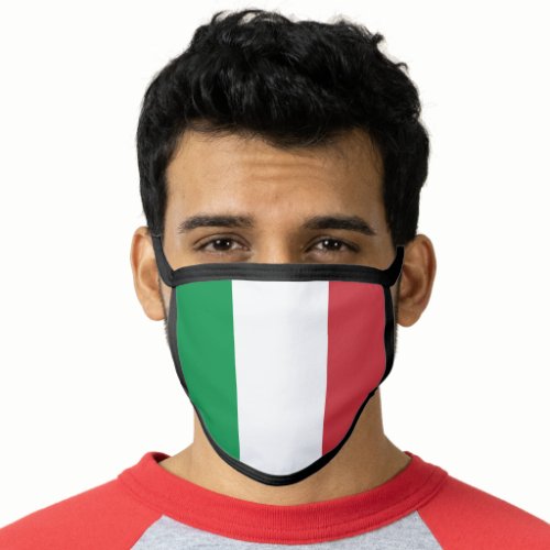 Italian Flag Face Mask