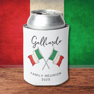 Italian Flag Family Reunion Can Cooler