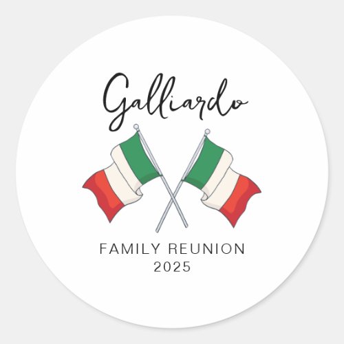 Italian Flag Family Reunion 
