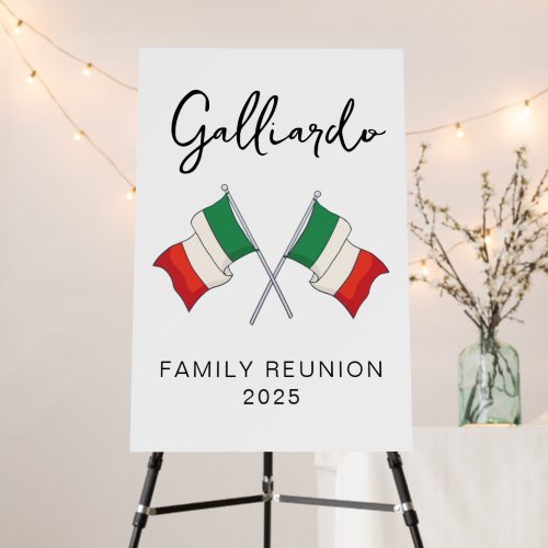 Italian Flag Family Reunion 