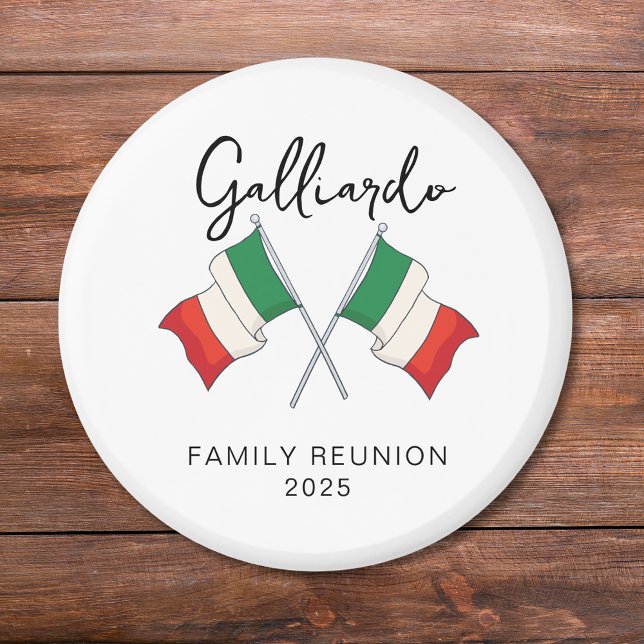 Italian Flag Family Reunion  Magnet (Creator Uploaded)