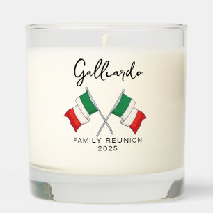 Italian Flag Family Reunion  Scented Candle