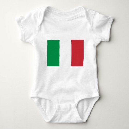 Italian Flag _ Flag of Italy _ Italia Baby Bodysuit