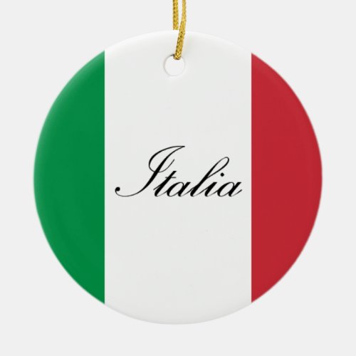 Italian Flag _ Flag of Italy _ Italia Ceramic Ornament