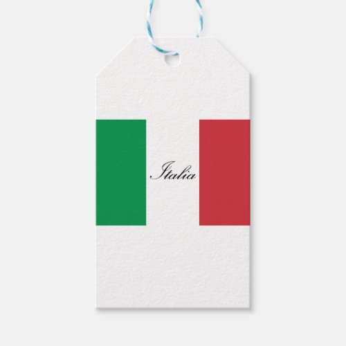 Italian Flag _ Flag of Italy _  Italia Gift Tags