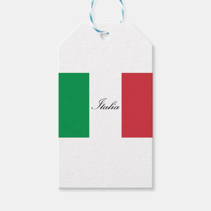 Italian Flag Flag Of Italy Italia Gift Tags Zazzle Com<script async src=