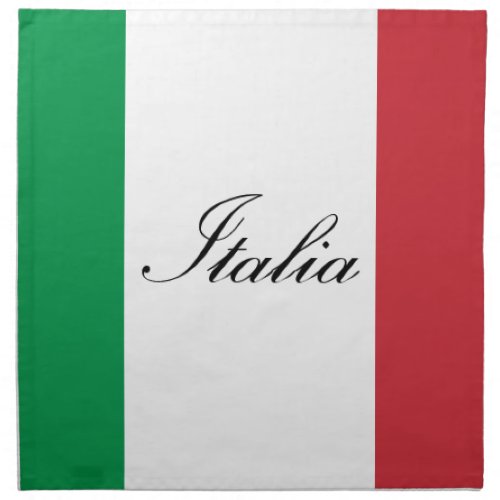Italian Flag _ Flag of Italy _  Italia Napkin
