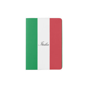 Italian Flag - Flag of Italy - Italia Passport Holder