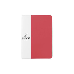 Italian Flag - Flag of Italy - Italia Passport Holder