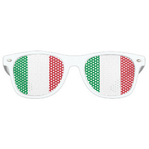 Italian Flag - Flag of Italy - Italia Retro Sunglasses