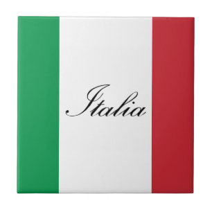 Italian Flag - Flag of Italy - Italia Tile