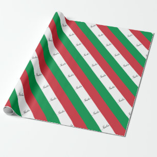 Italian Flag - Flag of Italy - Italia Wrapping Paper
