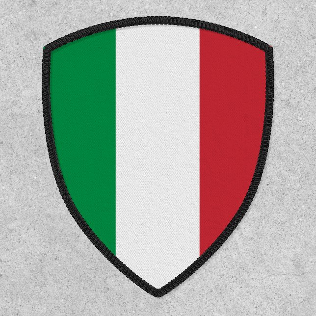 Italian Flag, Flag of Italy Patch (Front)