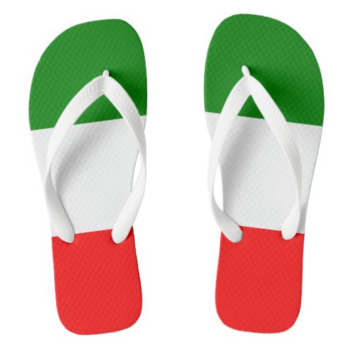 Italian Flag Flip Flops