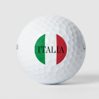 Italian flag golf ball set | Italy pride