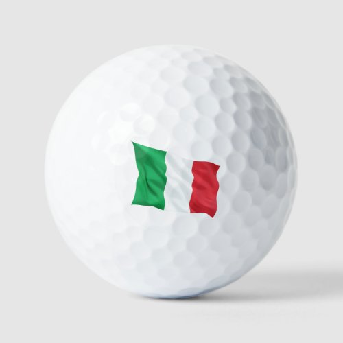 Italian Flag Golf Balls