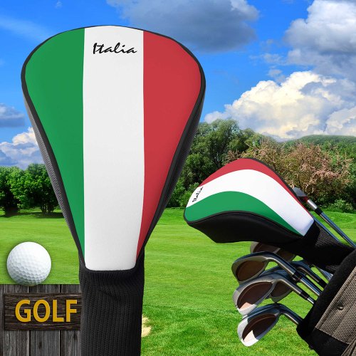 Italian Flag  Golf Italy sports Covers clubs