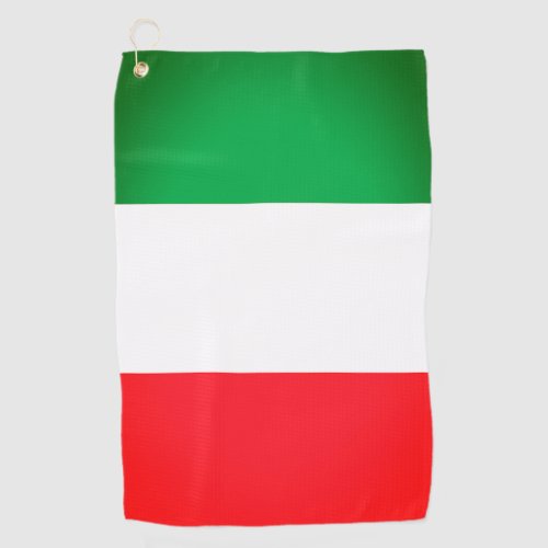 Italian Flag Golf Towel
