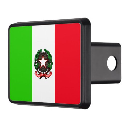 Italian flag hitch cover