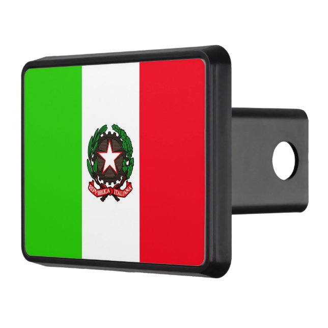 Italian flag hitch cover (Left)