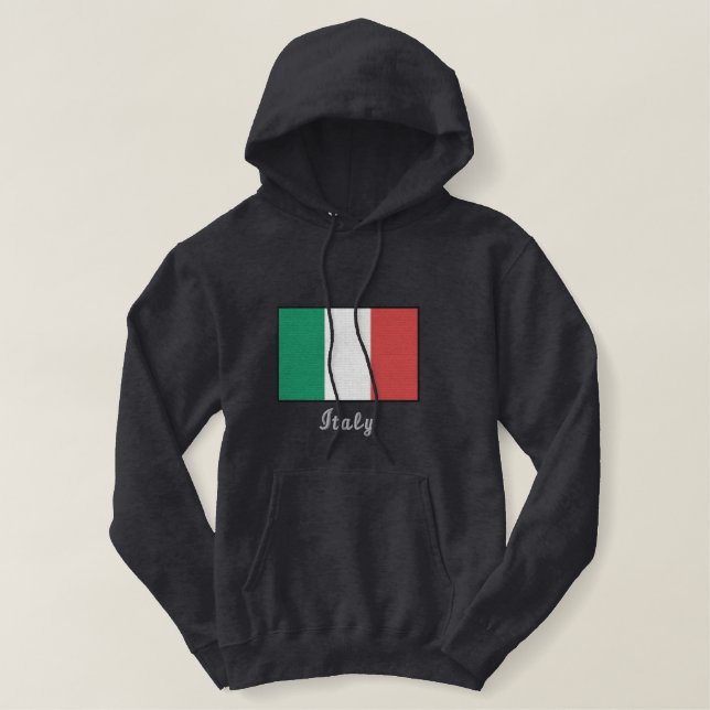 Italian flag hoodie (Design Front)