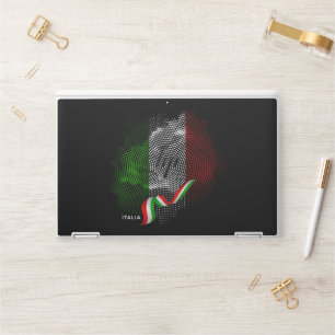 Italian flag HP laptop skin